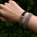 Handmade Multi Natural Gemstone Beaded Woven Bracelet - floysun
