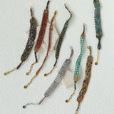Handmade Multi Natural Gemstone Beaded Woven Bracelet - floysun
