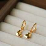 Heart Charm Hoop Earrings - floysun
