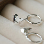Heart Charm Hoop Earrings - floysun