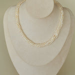 Hepburn Style Multi - Layer Rice Pearl Wrap Necklace - floysun
