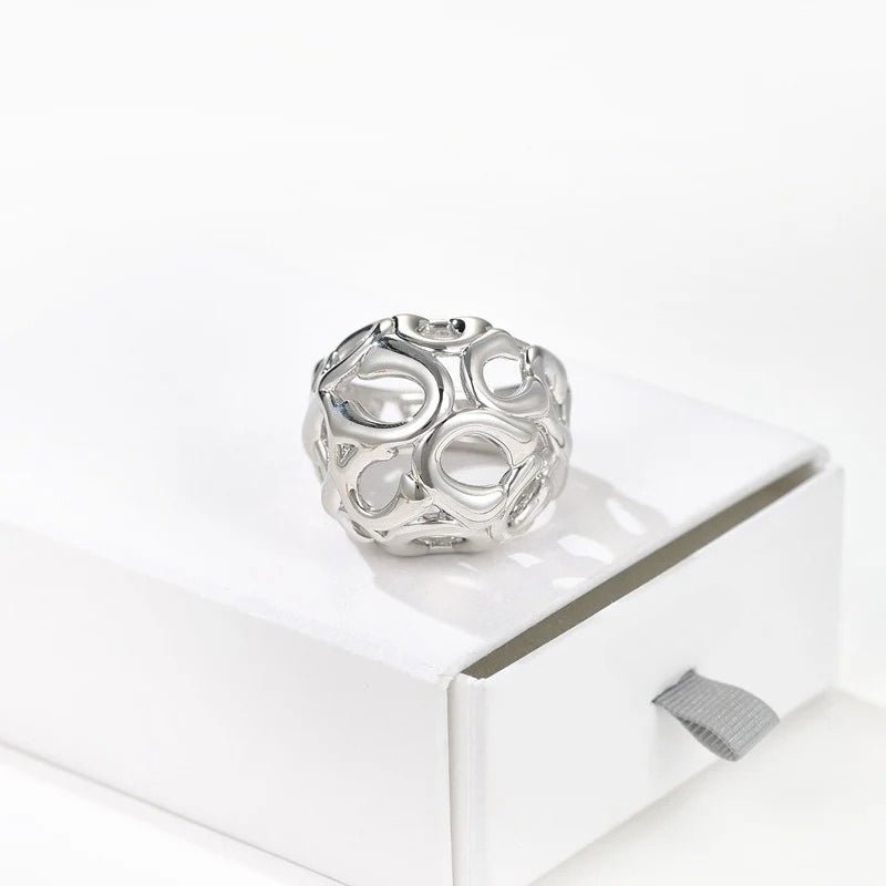 High - Polish N - Shaped Designer Ring - floysun