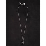 High-Polish Sculptural Teardrop Pendant Necklace - floysun