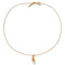 High-Polish Sculptural Teardrop Pendant Necklace - floysun