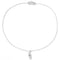 High-Polish Sculptural Teardrop Pendant Necklace - floysun