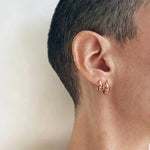 High‑Polished Smooth Classic Huggie Hoop Earrings - floysun