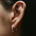 High‑Polished Smooth Classic Huggie Hoop Earrings - floysun