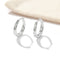 High‑Polished Smooth Classic Huggie Hoop Earrings - floysun