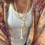 Hollow Clover Long Necklace - floysun