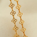 Hollow Clover Long Necklace - floysun