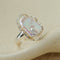 Hollow Lace Baroque Pearl Open Statement Ring - Silver - floysun