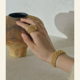 Hollow Mesh Orb Ring - floysun