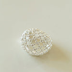 Hollow Mesh Orb Ring - floysun