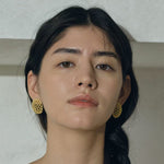 Hollow Mesh Orb Stud Earrings - floysun