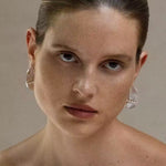 Hollow Woven Geometric Earrings - floysun