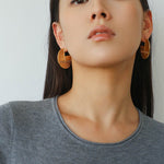 Hollow Woven Geometric Earrings - floysun