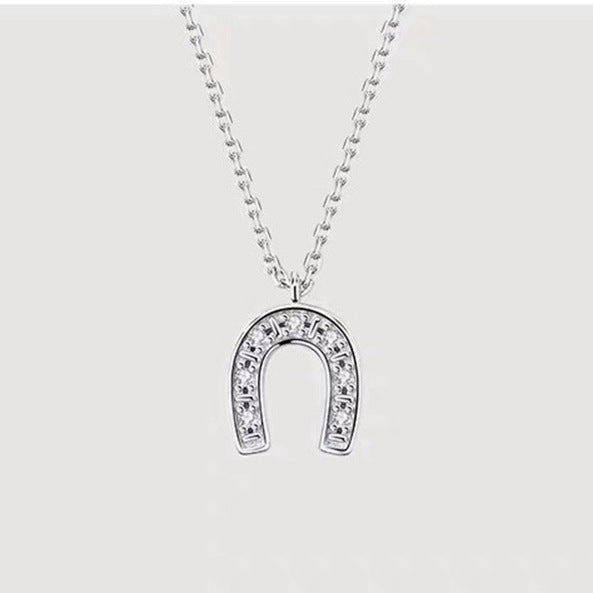 Horseshoe Lucky CZ Necklace - floysun