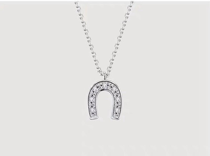 Horseshoe Lucky CZ Necklace - floysun