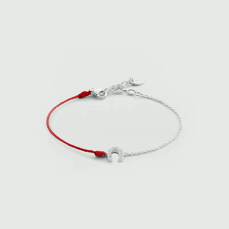 Horseshoe Red String Lucky Bracelet - floysun