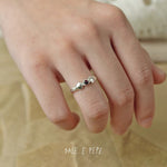 Hugging Hands & Red Tiger's Eye Ring - floysun