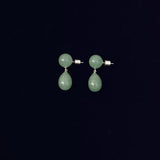 Original Luxury Red Jasper & Green Aventurine Drop Earrings