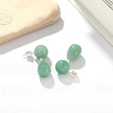Original Luxury Red Jasper & Green Aventurine Drop Earrings