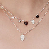 Original Design Embracing Heart Pendant Necklace