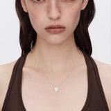 Original Design Embracing Heart Pendant Necklace