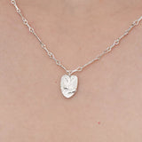 Original Design Embracing Heart Pendant Necklace