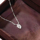 Original Design Embracing Heart Pendant Necklace