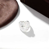 Original Design Embracing Heart Statement Ring