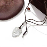 Original Design Embracing Heart Cord Necklace