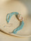 Ice Blue Cat Eye Layered Bracelet - floysun