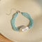 Ice Blue Cat Eye Layered Bracelet - floysun
