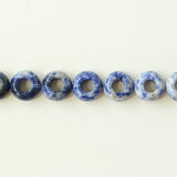 Enchanting Blue Dot Stone Natural Stone Earrings