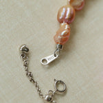 Iridescent Keshi Pearl Necklace without Spacers - floysun