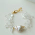 Irregular Crystal Baroque Pearl Bracelet - floysun