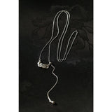 Irregular Hollow Crescent Slider Necklace - floysun