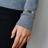 Irregular Tiger’s Eye & Aquamarine Bracelet - floysun