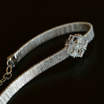 Italian Artisan Wire Bracelet in 925 Sterling Silver | Clover & Belt Buckle Designs - floysun