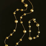 Italian Brushed Gold Ball Bracelet - floysun