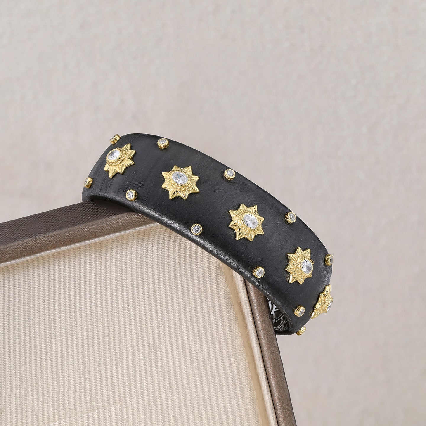 Italian Brushed Wide Open Bangle Sterling Silver Statement Bracelet - floysun