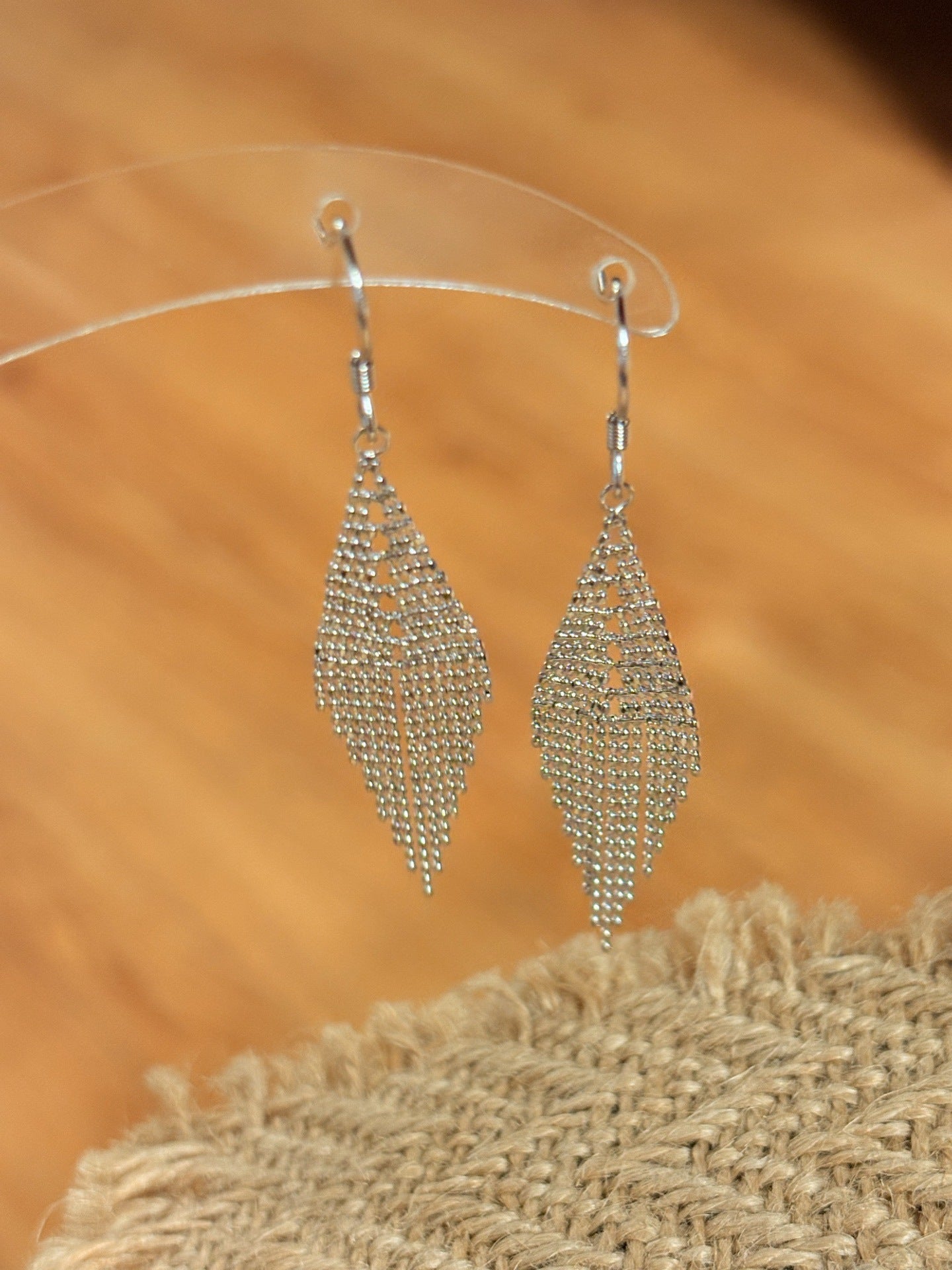 Italian Lace Beaded Tassel Earrings - S925 Sterling Silver 18K Gold Plated Dangle Drop Earrings - floysun