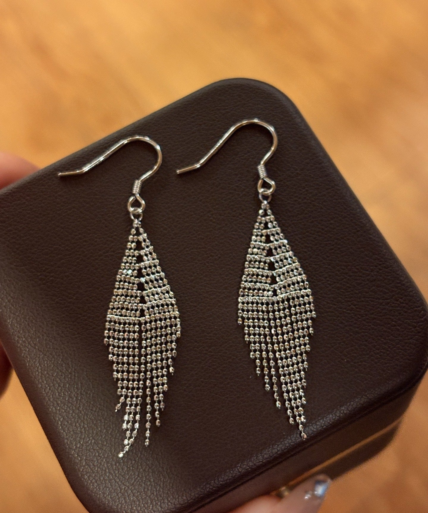 Italian Lace Beaded Tassel Earrings - S925 Sterling Silver 18K Gold Plated Dangle Drop Earrings - floysun