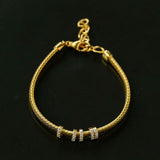 Italian Vintage - Inspired 925 Silver Brushed Flex Bracelet - floysun