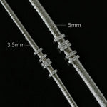 Italian Vintage - Inspired 925 Silver Brushed Flex Bracelet - floysun