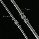 Italian Vintage - Inspired 925 Silver Brushed Flex Bracelet - floysun