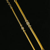 Italian Vintage - Inspired 925 Silver Brushed Flex Bracelet - floysun