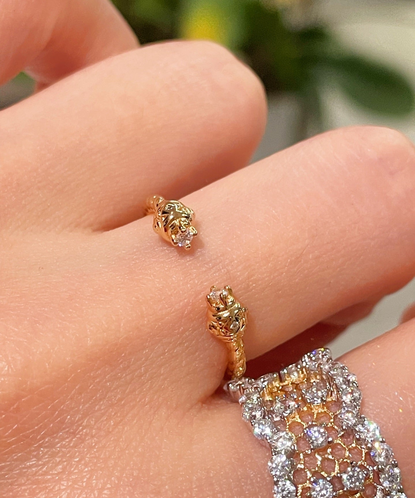 Italian Vintage - Inspired Handcrafted Twisted Open Ring - floysun