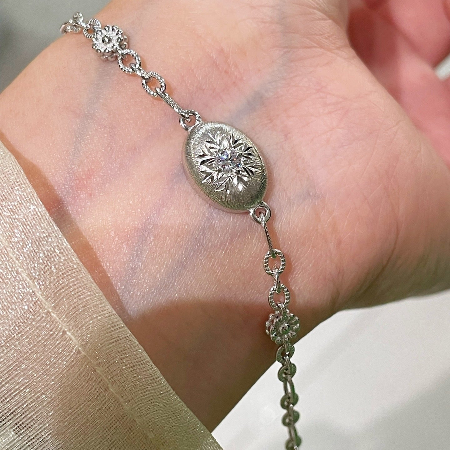 Italian Vintage Star of David Matte Bracelet - floysun